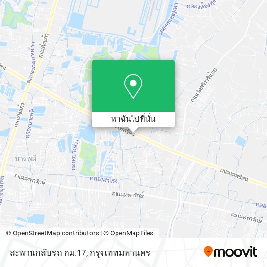 สะพานกลับรถ กม.17 แผนที่