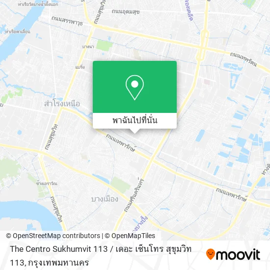 The Centro Sukhumvit 113 / เดอะ เซ็นโทร สุขุมวิท 113 แผนที่