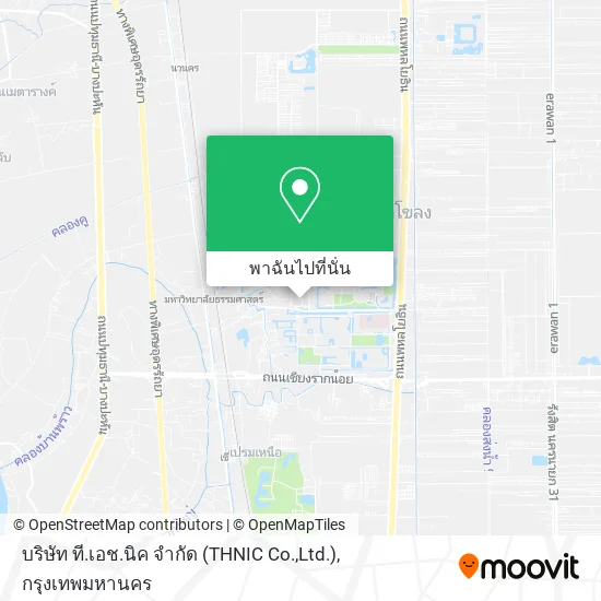 บริษัท ที.เอช.นิค จำกัด (THNIC Co.,Ltd.) แผนที่