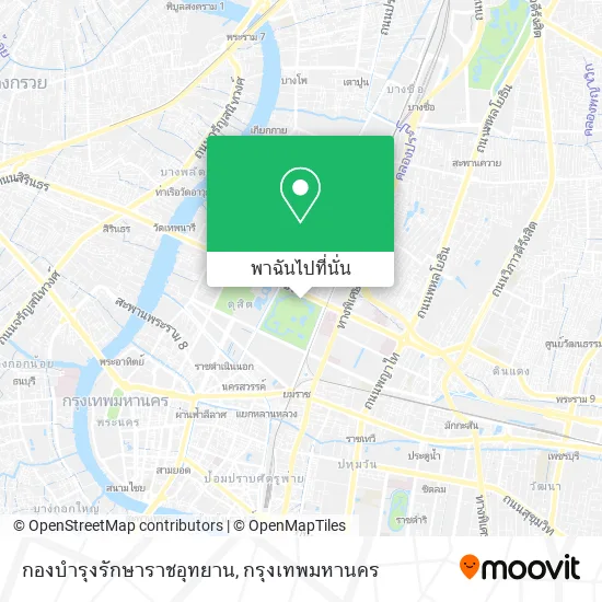 กองบำรุงรักษาราชอุทยาน แผนที่