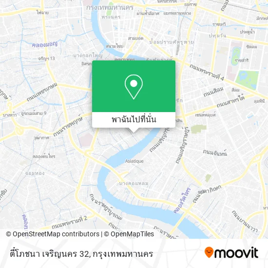 ตี๋โภชนา เจริญนคร 32 แผนที่