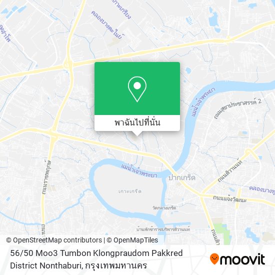 56 / 50 Moo3 Tumbon Klongpraudom Pakkred District Nonthaburi แผนที่