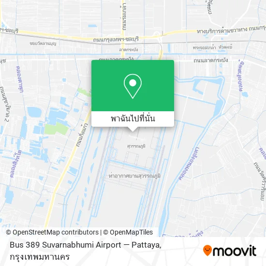 Bus 389 Suvarnabhumi Airport — Pattaya แผนที่