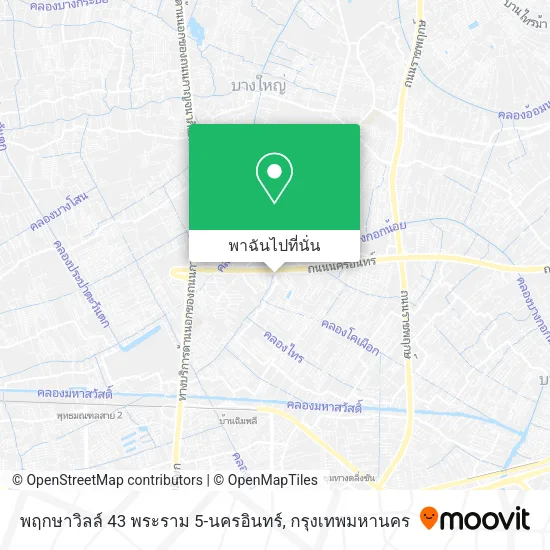 พฤกษาวิลล์ 43 พระราม 5-นครอินทร์ แผนที่