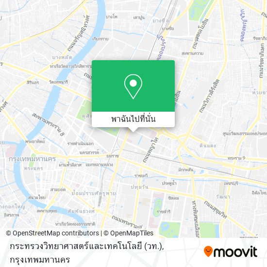 กระทรวงวิทยาศาสตร์และเทคโนโลยี (วท.) แผนที่