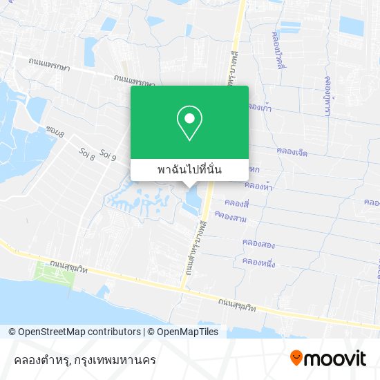 คลองตำหรุ แผนที่