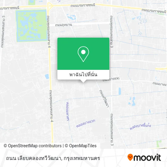 ถนน เลียบคลองทวีวัฒนา แผนที่