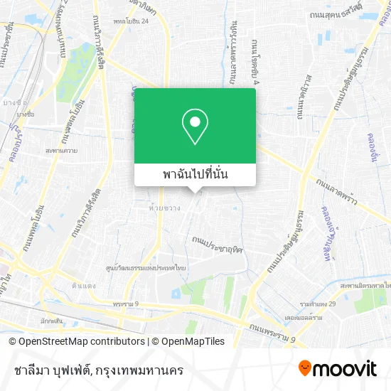 ชาลีมา บุฟเฟ่ต์ แผนที่