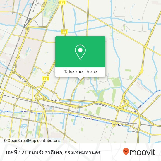 เลขที่ 121 ถนนรัชดาภิเษก แผนที่