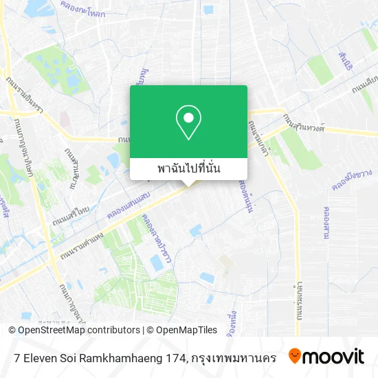 7 Eleven Soi Ramkhamhaeng 174 แผนที่