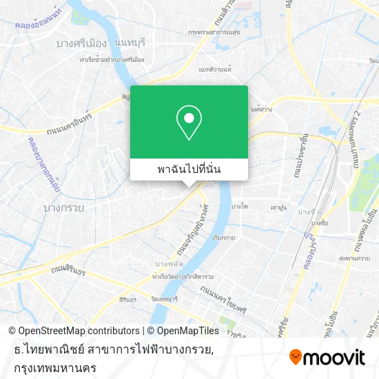 ธ.ไทยพาณิชย์ สาขาการไฟฟ้าบางกรวย แผนที่