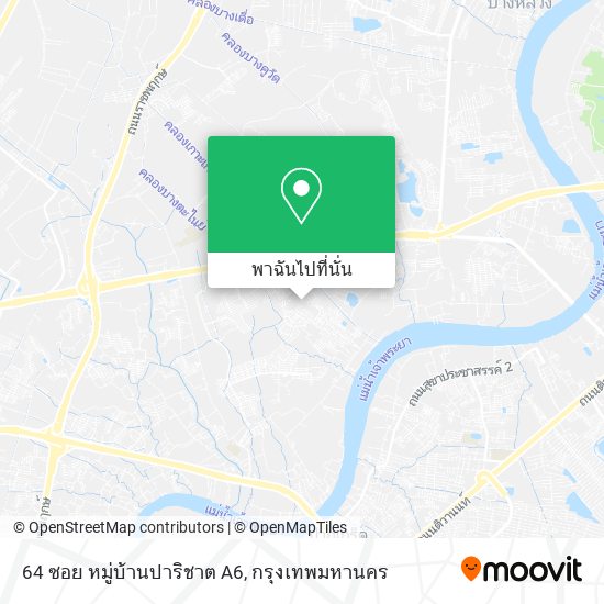 64 ซอย หมู่บ้านปาริชาต A6 แผนที่