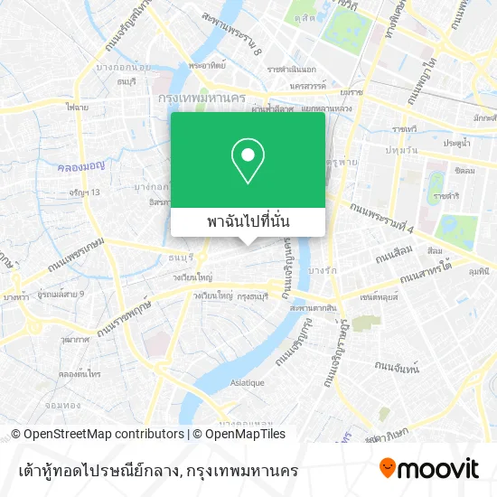 เต้าหู้ทอดไปรษณีย์กลาง แผนที่