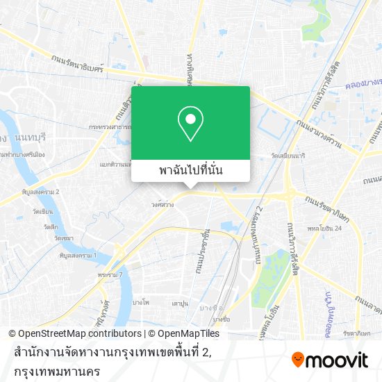 สำนักงานจัดหางานกรุงเทพเขตพื้นที่ 2 แผนที่