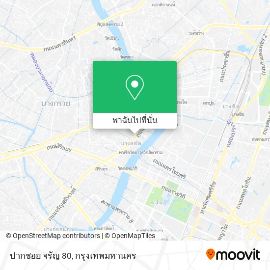 ปากซอย จรัญ 80 แผนที่