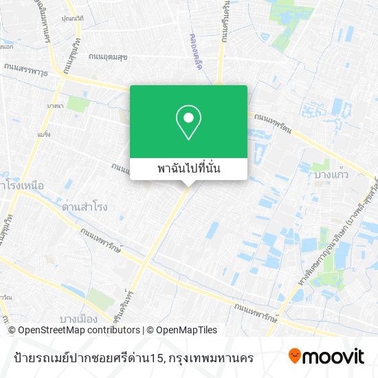 ป้ายรถเมย์ปากซอยศรีด่าน15 แผนที่