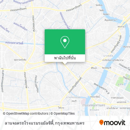 ลานจอดรถโรงแรมรอยัลซิตี้ แผนที่