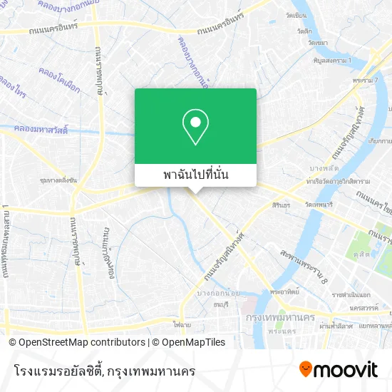 โรงแรมรอยัลซิตี้ แผนที่