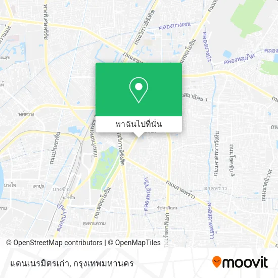แดนเนรมิตรเก่า แผนที่