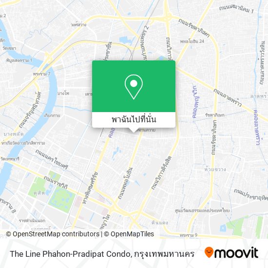 The Line Phahon-Pradipat Condo แผนที่