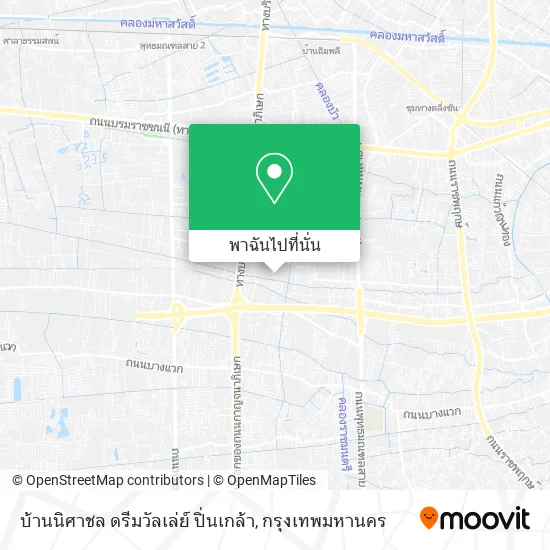 บ้านนิศาชล ดรีมวัลเล่ย์ ปิ่นเกล้า แผนที่