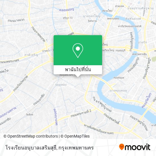 โรงเรียนอนุบาลเสริมสุธี แผนที่