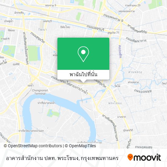 อาคารสำนักงาน ปตท. พระโขนง แผนที่