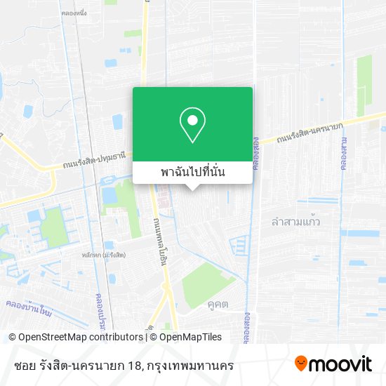 ซอย รังสิต-นครนายก 18 แผนที่