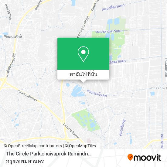 The Circle Park,chaiyapruk Ramindra แผนที่