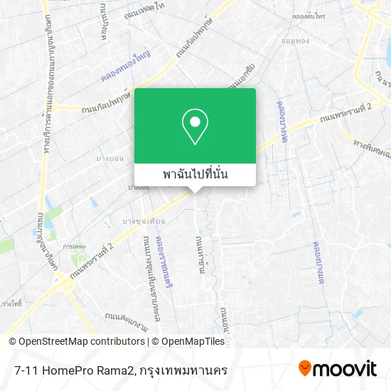 7-11 HomePro Rama2 แผนที่