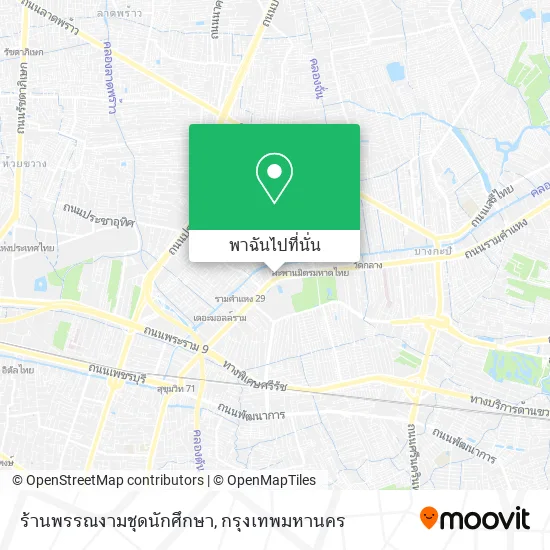 ร้านพรรณงามชุดนักศึกษา แผนที่