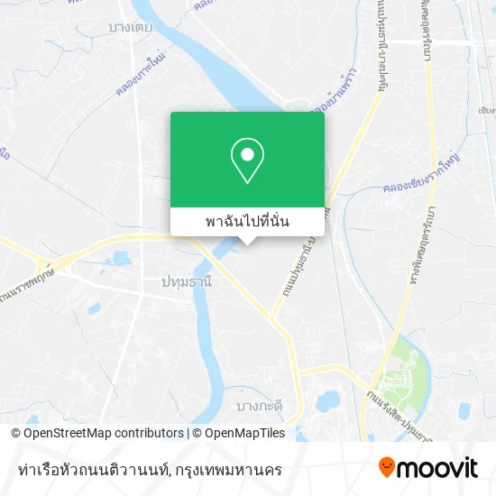 ท่าเรือหัวถนนติวานนท์ แผนที่