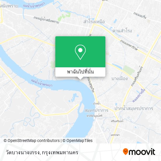 วัดบางนางเกรง แผนที่