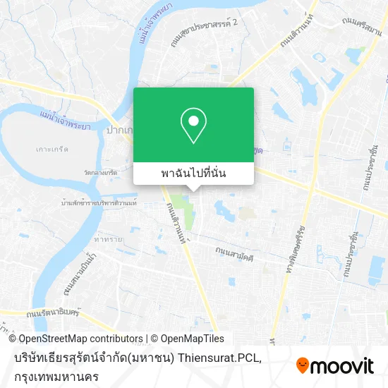 บริษัทเธียรสุรัตน์จำกัด(มหาชน) Thiensurat.PCL แผนที่