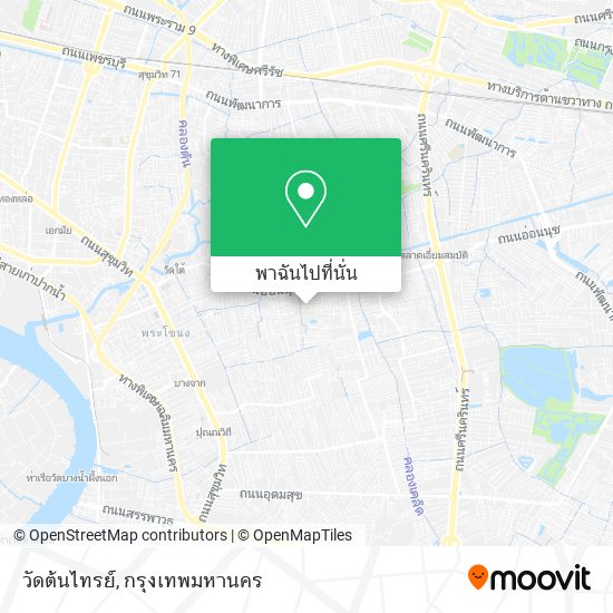 วัดต้นไทรย์ แผนที่