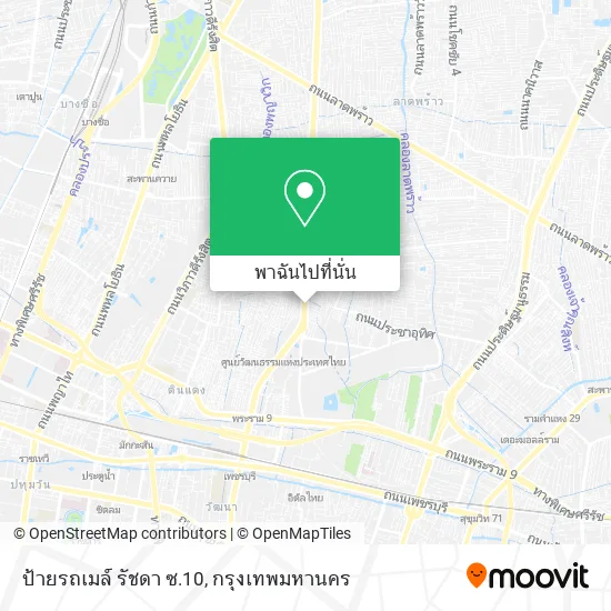 ป้ายรถเมล์ รัชดา ซ.10 แผนที่