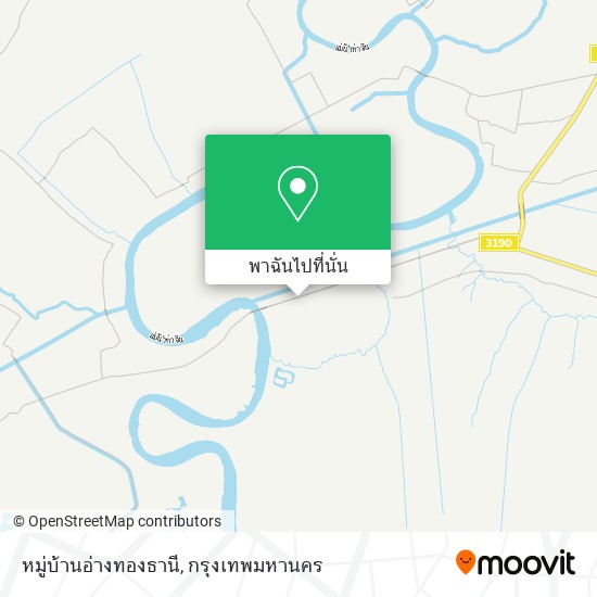 หมู่บ้านอ่างทองธานี แผนที่