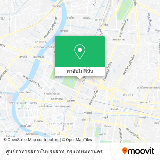 ศูนย์อาหารสถาบันประสาท แผนที่