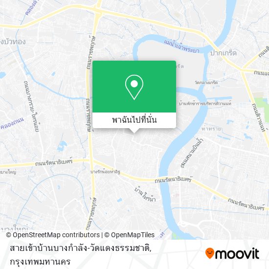 สายเข้าบ้านบางกำลัง-วัดแดงธรรมชาติ แผนที่