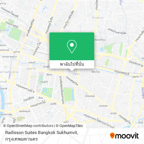 Radisson Suites Bangkok Sukhumvit แผนที่