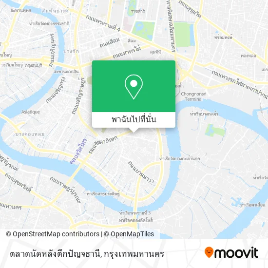 ตลาดนัดหลังตึกปัญจธานี แผนที่
