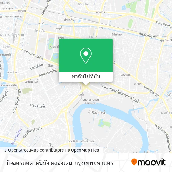 ที่จอดรถตลาดปีนัง คลองเตย แผนที่