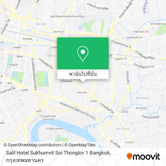 Salil Hotel Sukhumvit Soi Thonglor 1 Bangkok แผนที่
