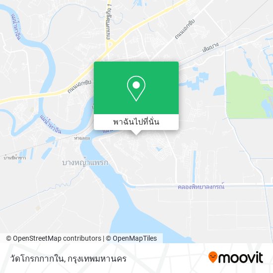 วัดโกรกกากใน แผนที่