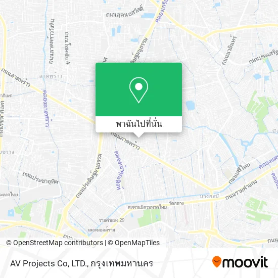 AV Projects Co, LTD. แผนที่