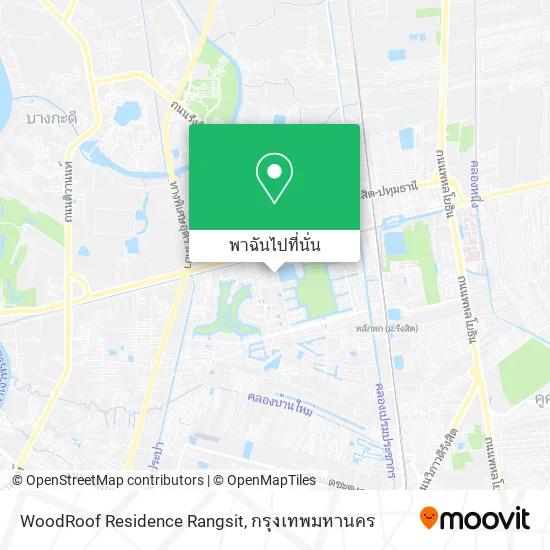 WoodRoof Residence Rangsit แผนที่