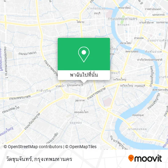 วัดขุนจันทร์ แผนที่