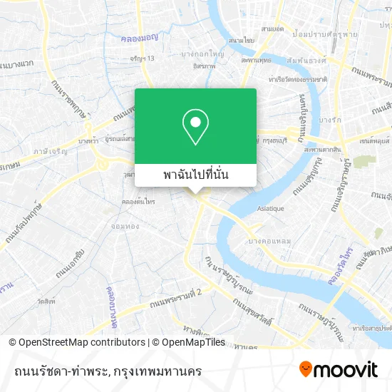 ถนนรัชดา-ท่าพระ แผนที่