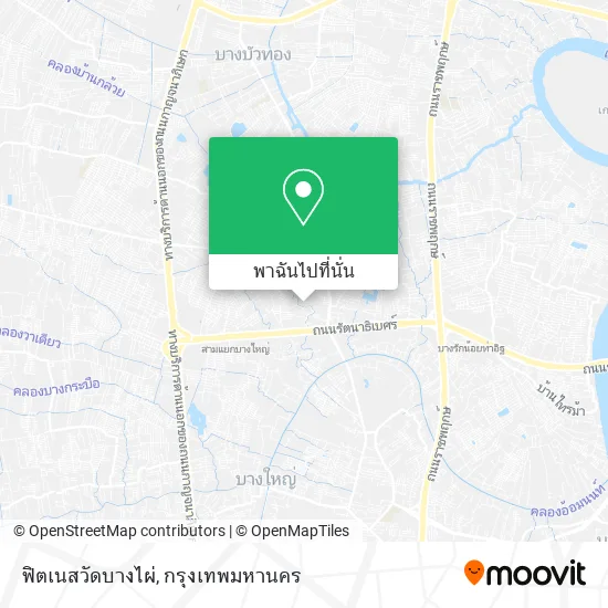 ฟิตเนสวัดบางไผ่ แผนที่