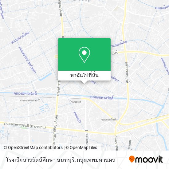 โรงเรียนวรรัตน์ศึกษา นนทบุรี แผนที่